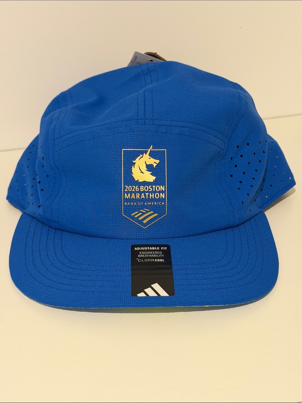 NWT adidas Blue 2026 Boston Marathon Performance Cap